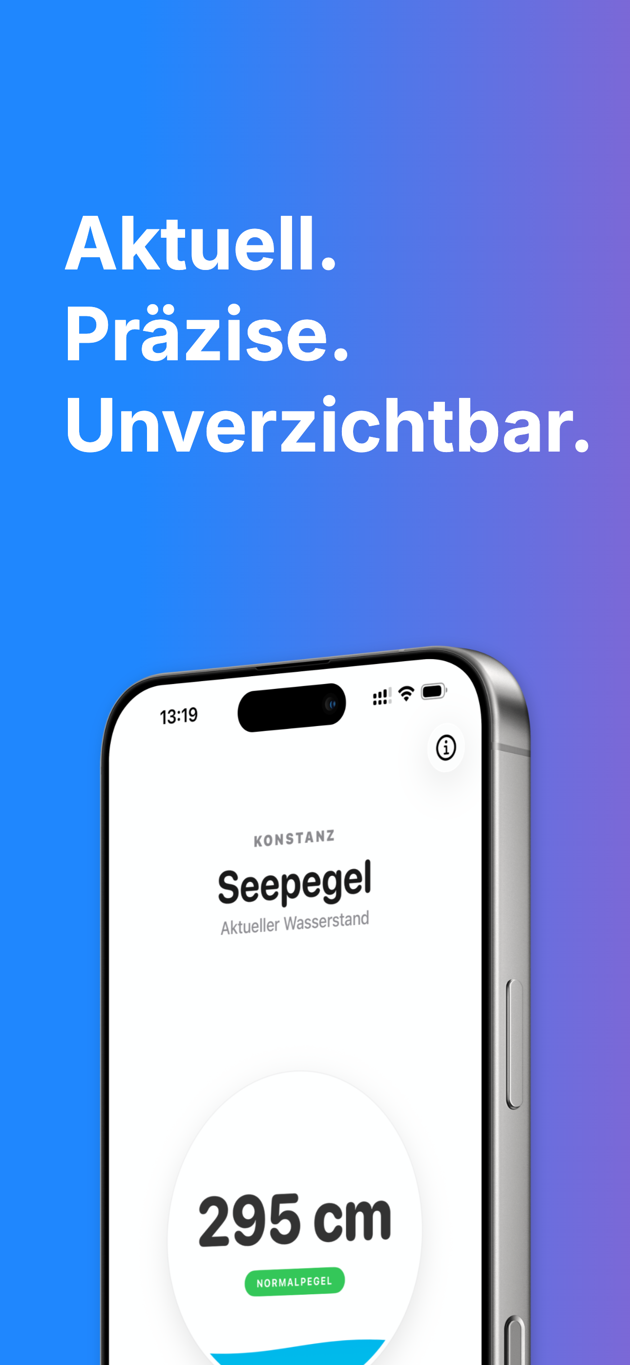 Seepegel App Screenshot